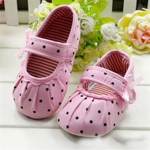 Cute Baby Girls Boy First Walkers Toddler Shoes Bootulti-color Dot Bow Children's Shoes Soft Sole Warm Shoe UBY