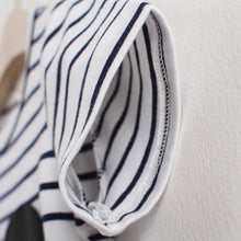 Cute Baby Kids Dress Toddler Girls Long Sleeve Striped Patchwork Denim Dress 2-6Y UBY