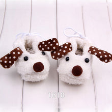 Cute Cartoon Animal born Baby Anti-slip Slipper Fleece Shoes Socks Boots Prewalk Soft Bottom First Walkers Shoes UBY
