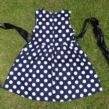 Cute Fashion New Kids Girls Chiffion Dress Polka Dot Pleated Sundress Bowknot Belt Sleeveless Dress Summer dresses UBY
