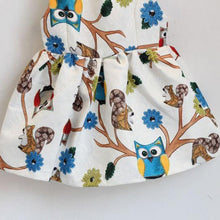 Cute Kids Baby Girls Sleeveless Owl Print Tutu Dress One Piece Party Costume UBY