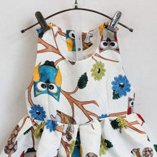 Cute Kids Baby Girls Sleeveless Owl Print Tutu Dress One Piece Party Costume UBY