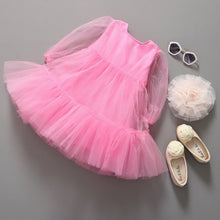 Cute Kids Baby Girls White Summer Short Sleeve Princess Guaze Dress 2-7Years New UBY