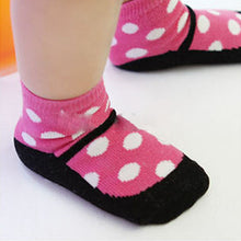 Cute Kids Baby Warm Socks born Polka Dot Socks Dress shoes Pattern Size 0-2T UBY