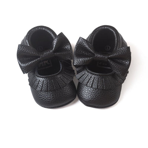 Cute Baby Girls Soft Soled PU Leather Shoes Toddler Infant Moccasin 0-18Months First Walkers  UBY