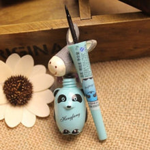 Cute Panda Waterproof Makeup Cosmetic Black Liquid Smooth Eye Liner Eyeliner Pen Whole UBY