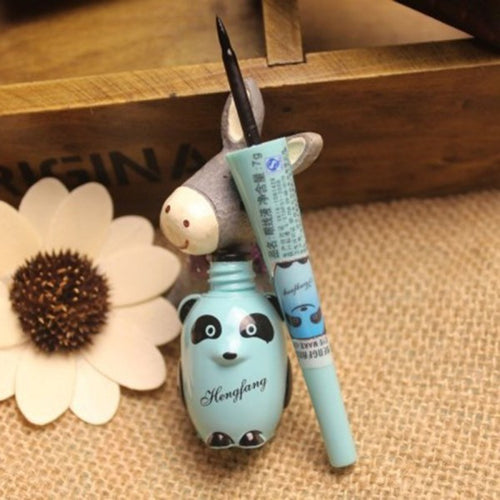 Cute Panda Waterproof Makeup Cosmetic Black Liquid Smooth Eye Liner Eyeliner Pen Whole UBY