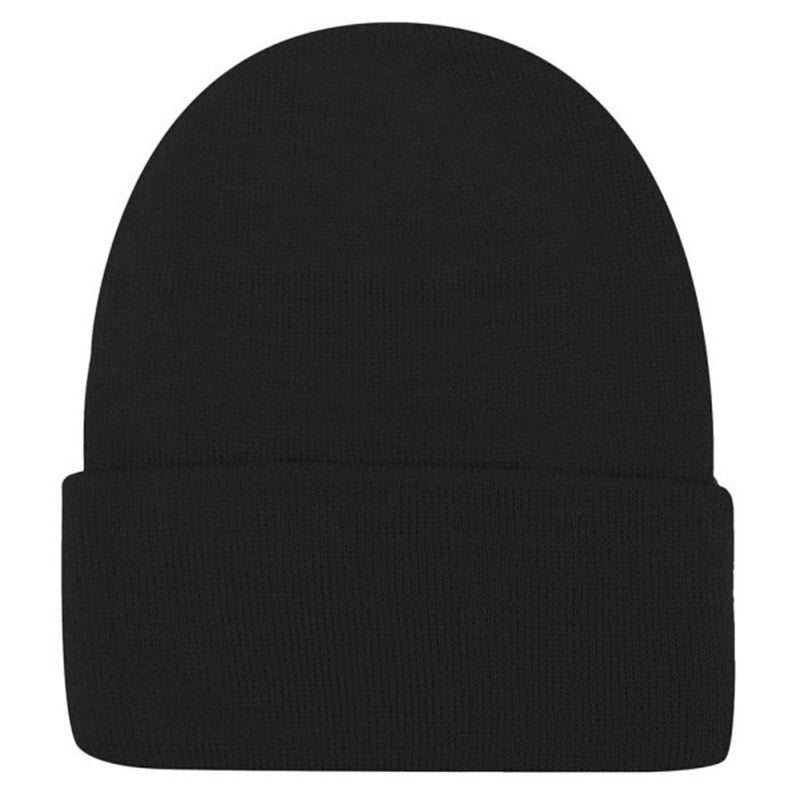 Cute Warm Plain Beanie Hats Women Cap Slouchy Knit Hat Capulti-Colored UBY