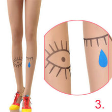 Cute Women Sexy Transparent Silk Stocking Tattoo Pantyhose Woman Leggings UBY