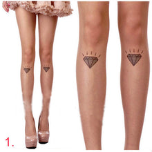 Cute Women Sexy Transparent Silk Stocking Tattoo Pantyhose Woman Leggings UBY