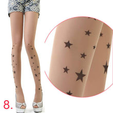 Cute Women Sexy Transparent Silk Stocking Tattoo Pantyhose Woman Leggings UBY