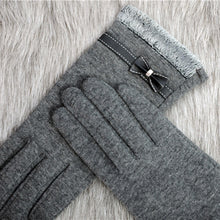 Cute Women Touch Screen Knit Wrist Gloves Mittens Bowknots Flower Short Gloves UBY