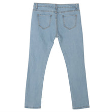 DesignerJeans Womens Denim Hollow Out Strech Blue Black Skinny High Waist Denim Pencil Pants Plus Size UBY