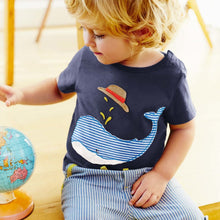 Dolphin Boys Children Clothing Set Baby Clothes Short-sleeve T-shirt Pant Kids Sport Suit SummerUBY