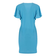 Elegant Women Lady Ruffles Sleeve Slim Bodycon Cocktail Party Dress LY3 UBY