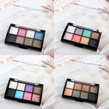 Eyeshadow Blusher Kit Glitter Eyeshadow Palette Lure Duo Rouge Makeup Set UBY