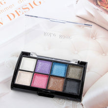 Eyeshadow Blusher Kit Glitter Eyeshadow Palette Lure Duo Rouge Makeup Set UBY