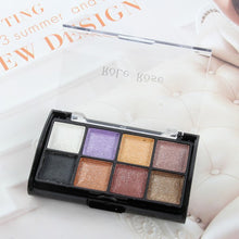 Eyeshadow Blusher Kit Glitter Eyeshadow Palette Lure Duo Rouge Makeup Set UBY