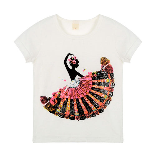 Family Clothes Mother Mom Daughter Short Sleeve Summer Cotton Peacock Pattern Pullover Tee Shirt Tops UBY