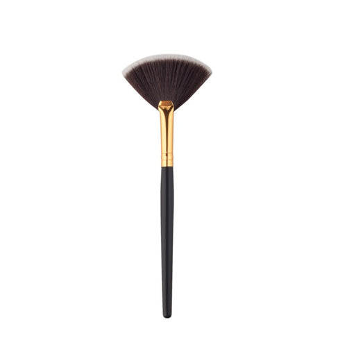 Fan Shaped Makeup Brush Blending Highlighter Contour Face Powder Brushes Pincel Maquiagem  UBY