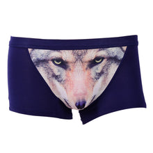 3D Wolf Eagle Underwear Men Cotton Boxer Cartoon Panties Ucrotch Animal Print Shorts Calzoncillos Homme UBY