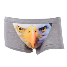 3D Wolf Eagle Underwear Men Cotton Boxer Cartoon Panties Ucrotch Animal Print Shorts Calzoncillos Homme UBY