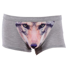 3D Wolf Eagle Underwear Men Cotton Boxer Cartoon Panties Ucrotch Animal Print Shorts Calzoncillos Homme UBY
