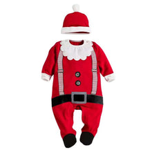 Baby Clothes Christmas Presents Gifts Baby Jumpsuit One-piece Suits born Long Sleeve Clothing Set  Hat UBY