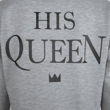 Couples Sweatshirts Print KING QUEEN Long Sleeve Hoodies Lovers Sweatshirt Men and Women Pullovers UBY