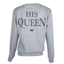 Couples Sweatshirts Print KING QUEEN Long Sleeve Hoodies Lovers Sweatshirt Men and Women Pullovers UBY