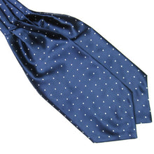 Fashion Polka Dot Men Long Silk Scarves Cravat Ascot Ties Handkerchief Gentlemen WholeUBY