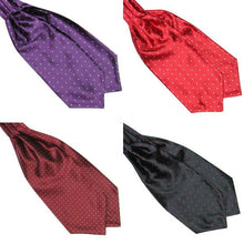 Fashion Polka Dot Men Long Silk Scarves Cravat Ascot Ties Handkerchief Gentlemen WholeUBY