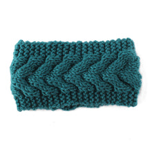 Fashion Winter Warm Women Braided Knit Wool Hat Cap Headband Hair Band Hot UBY