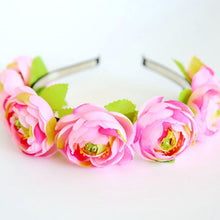 Festival Flower Crown Headband Rose Hairband Wreath Bridal Garland Beach UBY