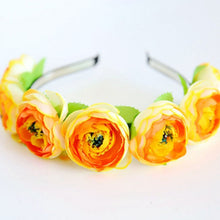 Festival Flower Crown Headband Rose Hairband Wreath Bridal Garland Beach UBY