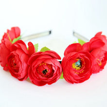 Festival Flower Crown Headband Rose Hairband Wreath Bridal Garland Beach UBY