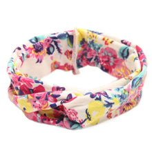 Floral Print Turban Headband Baby Top Knot Headband Girls Headwrap Head Band Hair Accessories Headwear Bandeau Bebe Fille LE3 UBY