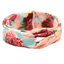 Floral Print Turban Headband Baby Top Knot Headband Girls Headwrap Head Band Hair Accessories Headwear Bandeau Bebe Fille LE3 UBY