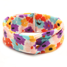 Floral Print Turban Headband Baby Top Knot Headband Girls Headwrap Head Band Hair Accessories Headwear Bandeau Bebe Fille LE3 UBY