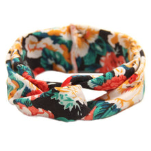 Floral Print Turban Headband Baby Top Knot Headband Girls Headwrap Head Band Hair Accessories Headwear Bandeau Bebe Fille LE3 UBY
