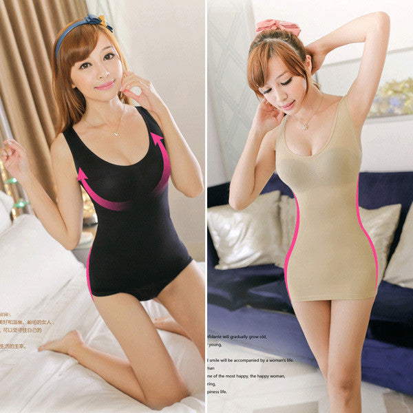 Hot Body Shapers Women Sexy Women Waist Trainer Slim Tops Push -up Long Vest Underwear TopsUBY