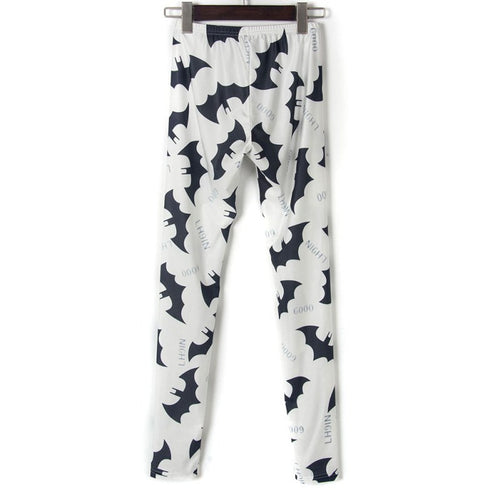 Cartoon prints Leggings Digital Batman Slim yogo pants Women Games Printed Elastic Trousers Super Mario UBY