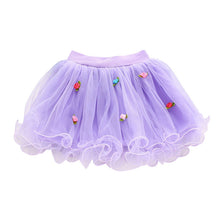 Baby Girls Tutu Rose Fluffy Skirt Party Ball Gown Princess Tulle Mini Skirt 1-4Y UBY