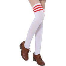 Hot Thigh High Sexy Cotton Stocking Women Striped Over Knee Girl Lady Stockings UBY