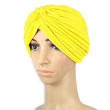 Indian Cap Pleated Headwrap Turban Stretchy Band Hats for Women Cloche Chemo Hijab Beanies  UBY