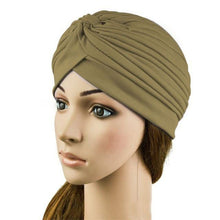 Indian Cap Pleated Headwrap Turban Stretchy Band Hats for Women Cloche Chemo Hijab Beanies  UBY