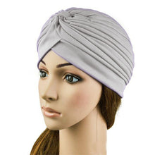 Indian Cap Pleated Headwrap Turban Stretchy Band Hats for Women Cloche Chemo Hijab Beanies  UBY