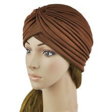 Indian Cap Pleated Headwrap Turban Stretchy Band Hats for Women Cloche Chemo Hijab Beanies  UBY