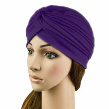 Indian Cap Pleated Headwrap Turban Stretchy Band Hats for Women Cloche Chemo Hijab Beanies  UBY