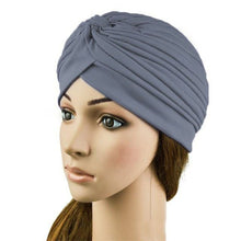Indian Cap Pleated Headwrap Turban Stretchy Band Hats for Women Cloche Chemo Hijab Beanies  UBY